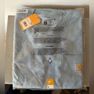 Men's Carhartt Alpine Blue Long Sleeve Pocket Tee